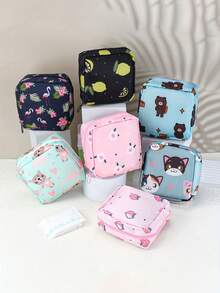 1 Stück Aufbewahrungstasche für Damenbinden, Menstruationstassen-Beutel, Still-Pads, Tamponhalter, Organizer für Damenhygieneartikel, tragbare Menstruationstasche, kleine Kosmetiktasche, Lippenstifttasche, große wasserdichte Menstruationstasche, tragbarer Reise-Organizer, Schulmaterialientasche, Münzbeutel, Federmäppchen, Münzbeutel für Frauen, zum Aufbewahren von Binden, Slipeinlagen, Kosmetika, ideal für Unterwegs