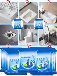 Powerful Unclogging Agent, Pipe Dredging Agent, Drain Pipe Clogging Remover, Quick Drain Pipe Cleaning Tool, Kitchen And Toilet Pipe Dredging Agent, Powerful Sink And Drain Pipe Cleaner Powder, Drain Pipe Clogging Remover, Powerful Pipe Dredging Agent Powder, Kitchen And Toilet Pipe Dredging Agent, Sink And Drain Pipe Dredging Agent