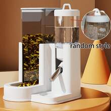 1pc Hamster Water Bottle Feeder, Large Capacity Multi-Function Food Bowl For Hamsters - Multicolor - View 8