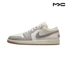 Air Jordan 1 Low 'Sail College Grey' Fire-Red Sneakers Men 553558-169 - Nhiều màu - Xem 1
