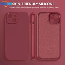 1 件勃艮第红色超薄时尚直边手机壳，专为保护相机而设计，内衬柔软超细纤维，具有减震功能，适用于 OnePlus、Realme、Honor、Vivo、Apple 6 至 17 等各种型号