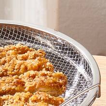 1个加厚304不锈钢空气炸锅脆皮篮，滴油薯条篮，适用于空气炸锅/烤箱，家用油水分离器 - 彩色 - 查看 8