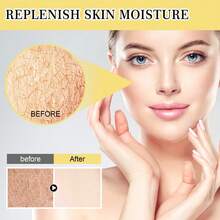 Máscara de Limpeza Suave com Colágeno e Extrato de Açafrão + Essência de Caracol, Hidratante, Nutritiva, Cuidados para Pele Macia