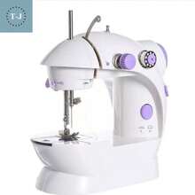 Máquina de coser doméstica pequeña de escritorio totalmente automática eléctrica mini micro máquina de coser de mano para ropa - Multicolor - Ver 3