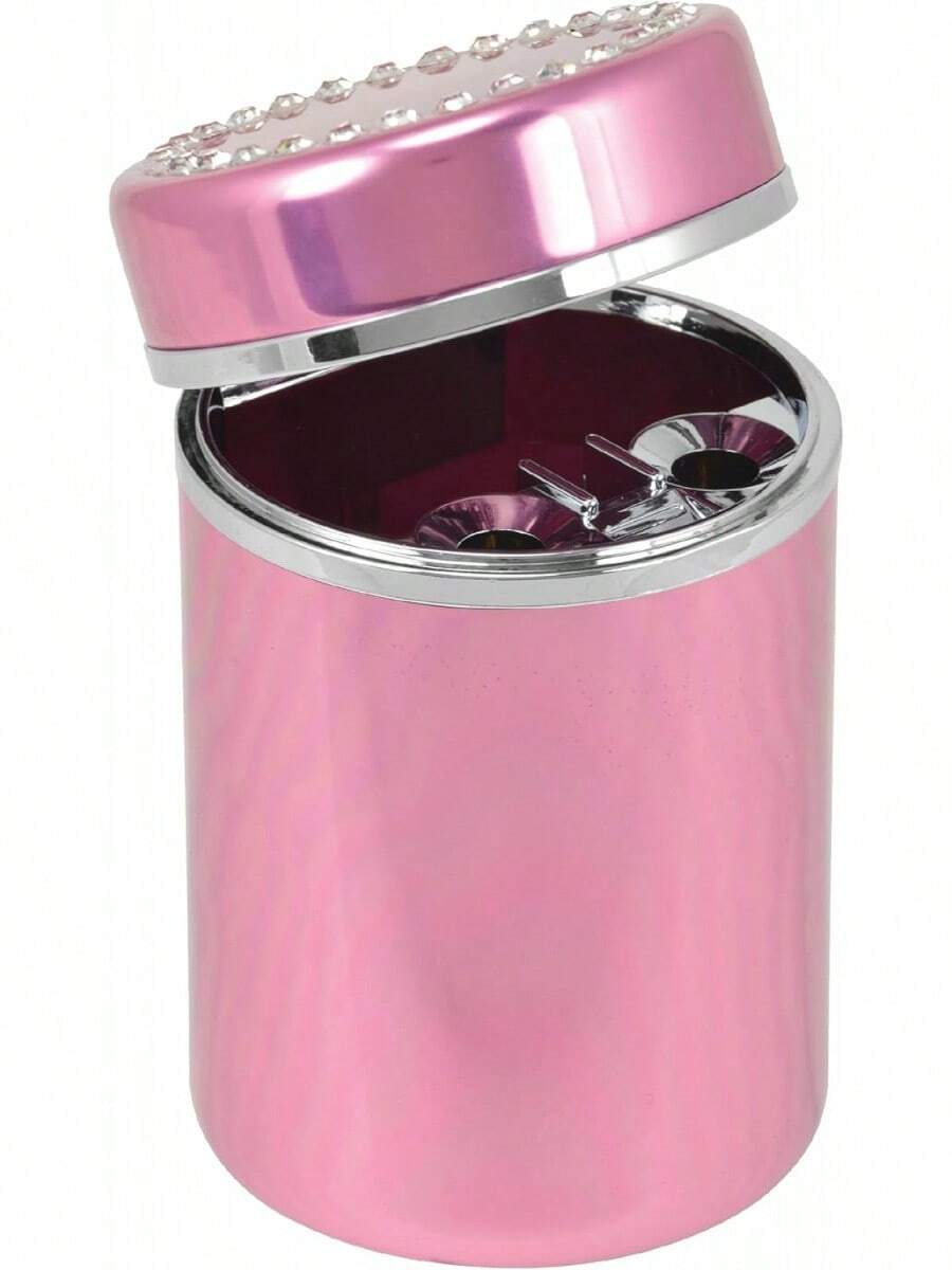 Automotive Cenicero de diamante rosa, multicolor, talla única - 1 - Ver 1