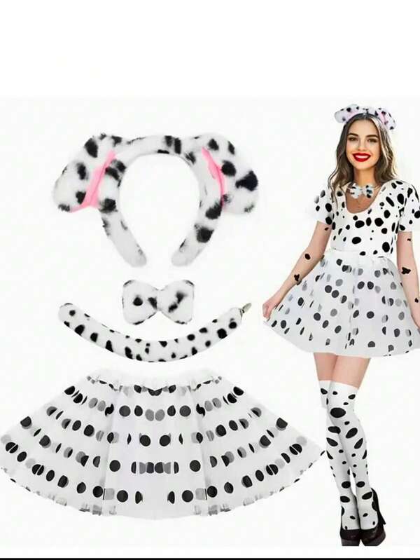 4 sztuki/zestaw akcesoriów na imprezę Pudding Dog Party, różne tematy, festiwal, kostiumy Pudding Dog Party, zestaw akcesoriów na imprezę dla kota