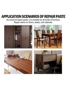 12-Color Wood Furniture Repair Kit, Furniture Beauty Care Materials, Fading Repair Kit, Add Color To Your Furniture - A Pack Of 12 Random Colors Of Paint Touch-up Cream - View 3