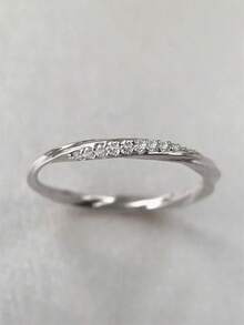 时尚戒指一件装，女士婚礼订婚派对首饰，情人节礼物 - 1# - 查看 7