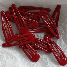 Street 10pcs/Set Women's Red Oil Drop, Star, Waterdrop Pattern Back Head Hair Clips, Suitable For Daily, Home, Commuting And College Outfit Decoration, Simple And Cute Style Claw Clips Hair Claws Hair Barrettes, School Stuff, Hair Accerssories, New Year Glamour, Hair Accessories For Women - 10顆黑色星星 - 查看 5