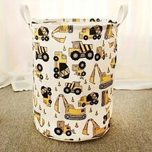 1pc, Home Multi-Functional Storage Basket, Foldable Basket For Dirty Clothes (Can Be Used As Laundry Hamper), Also Serves As Toy Box & Storage Bucket, Space-Saving Foldable Design For Multiple Scenarios, Facilitates Home Storage, Suitable For Clothing Storage, Toy Organization, Clutter Storage, Space Optimization - Yellow - View 6