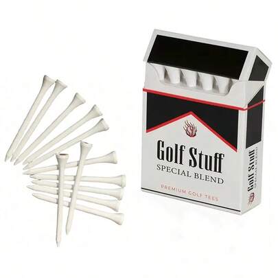 6/12/Pcs Bamboo Golf Tee Wood | Professional Golf Tee, Men's Ball Accessories