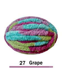 500克/250克超粗雪尼尔纱线，直径2厘米 - DIY手工编织毯，毛绒质感，厚实柔软的聚酯纤维，适合钩织舒适的枕头、毯子、地毯、宠物床、宠物窝、围巾、帽子、斜挎包等。