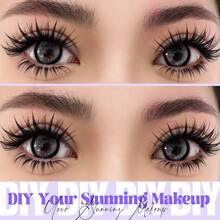 Anime Lash Clusters With Spikes Manga Eyelash Clusters Band Spiky Clusters Eyelash Extensions Natural Cluster Lashes Wispy 10 - 16mm Lash Extension Band Individual Lashes 120Pcs - Phim hoạt hình 01 - Xem 8