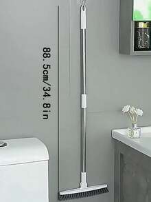 2/1 件可调节长柄硬毛地板刷 - V 型刷头,可深度清洁瓷砖缝隙和狭窄角落,商用家用户外卫生工具,便携式设计,耐用结构,清洁用品 - 彩色 - 查看 12