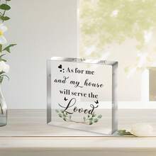 1 đồ trang trí để bàn đầy cảm hứng, Bộ sưu tập Kinh thánh đầy cảm hứng, Quà tặng tôn giáo tuyệt vời, Trang trí nhà cửa phòng khách phòng ngủ - Nhiều màu - Xem 13