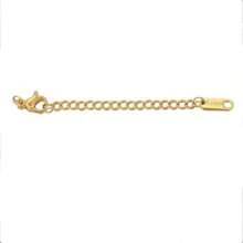 10pcs Stainless Steel Extra Long Tail Lobster Clasp Connectors, DIY Jewelry Making Bracelet Necklace Extension Chain Accessories