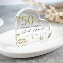Personalized 50th Anniversary Gift, Gold Anniversary Gift, 50th Wedding Anniversary Keepsake Plaque, Gold 50th Anniversary Gift For Couple,Wedding Anniversary Gift For Presents ,Gift For Wife Or Husband - Best Personalized Gifts For Everyone. - 50th Anniversary Golden Wedding Card - View 14