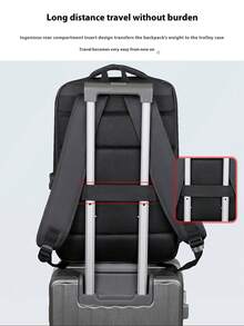 New Large Capacity Backpack For Men, Suitable For Business Travel, Outdoor, With USB Port, Oxford Cloth Laptop Bag Large Capacity Bag