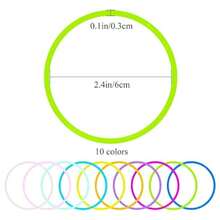 Zestaw bransoletek w stylu boho (20/40/60/100 szt./opakowanie), wielokolorowe bransoletki żelowe z lat 80., tęczowe, świecące w ciemności neonowe, elastyczne silikonowe bransoletki, opaski na głowę, unisex w stylu lat 80., odpowiednie na święta, prezenty związane z muzyką rockową (świecące w ciemności)