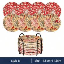 Posavasos, agarradera y mantel individual tejidos de cuerda de algodón estilo nórdico, con aislamiento térmico grueso, tejidos con hilo de algodón redondo