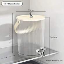 新款豪华双层冷水壶收纳架，桌面果汁饮料分配器带水龙头 - 彩色 - 查看 7