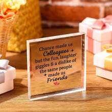 Centres de table Cadeaux de départ amusants pour collègues femmes - Décoration de bureau mignonne, décoration de bureau pour le travail, cadeaux uniques pour femmes, décoration de bureau bohème, décoration de chambre esthétique, cadeaux pour collègues femmes - Idéal pour les fêtes de bureau, les événements d'adieu et les célébrations générales liées au bureau