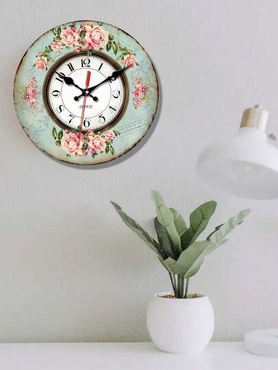 1pc Nautical Themed Wooden Wand Klok Anchor 10/12 Inches, AA Battery Powered, Ideal Home, Office, Or Vintage ed view 2