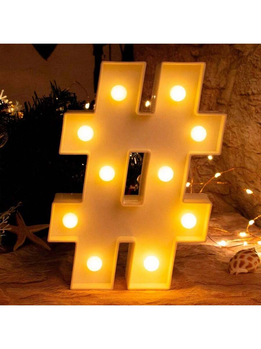 Número de modelo LED.54# 3D # Símbolo de luz LED