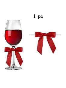 100/50/20/1 Stück rote Schleife aus Satinband, vorgefertigt, geeignet für Familienfeiern, Partys, Hochzeiten, Babypartys, Tischdeckendekoration, DIY-Basteleien, Geschenkverpackung, Geburtstagspräsente, Champagnerflaschen, Weingläser, Partydekorationen, Valentinstag, Feiertagspartys, Valentinstag-Heimdekoration, Feiertagstischdekorationen, Valentinstag-Partyfavors