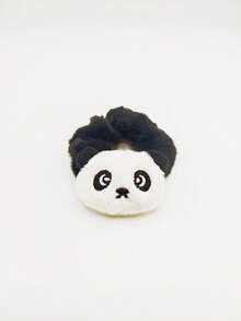 Autumn/Winter New Cute Panda Shaped Scrunchie Hair Ties Lovely Cartoon Hair Rope Ponytail Bun Hair Accessories, Casual & Elegant Street Style Hair Ties, Suitable For Spring, Summer, Autumn & Winter Ponytail Holders