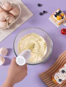 Wireless Electric Hand Mixer, Small Handheld Milk Frother, Egg Beater, Baking Whisk, Dough Mixer