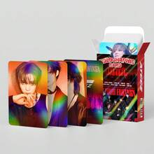 KPOP ATE 60pcs/124PCS (60 Holographic Cards + 64 Stickers) In Your Fantasy Album Holographic Photocard, Sticker, Celebrity Merchandise, Premium Cards, Fans Merch Goods