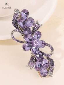 水钻花朵装饰发夹 波西米亚风 情人节 爪夹 发爪 发卡 发饰
