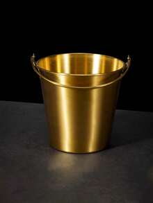 1 件不锈钢冰桶、高品质酒吧用品、香槟桶、迷你炸薯条小吃桶、小型服务桶、不锈钢小吃桶、-Worthy 炸薯条和炸鸡桶、酒吧冰桶、餐厅油炸食品容器冰桶、万圣节和圣诞节派对用品 - 彩色 - 查看 11