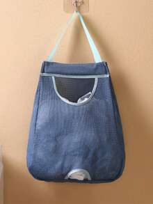 1 件垃圾袋整理器、塑料袋壁挂袋、网状储物袋、塑料袋收纳器、厨房用具 - 彩色 - 查看 5