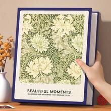 6-Inch Photo Album Holds 200 Photos, Minimalist Scrapbook With Insertable Pages, Family Album & Couples Memories, Suitable For Home, Couples, And Events. Perfect Gift For Easter, Halloween, And Thanksgiving.