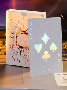 55pcs/Set Laser Reflective Playing Cards - Suitable For Outdoor, Dorm, Home, Christmas Gift, Party Entertainment Essential, Toys & Hobbies, Collectibles, Christmas Gift, Halloween Gift, Party Supplies/Party Decor/Party Favors, Board Games, Teens Sports & Outdoor Games, Teens Juggling Set