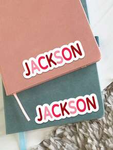 10Pcs Personalized Name Sticker-22 Styles,Custom Name Sticker,Waterproof Vinyl Sticker For Laptop Water Bottle Phone Case Cars Merchandise Decor Decal ,The Ideal Gifts For Teacher, Girl,Boy,Friends,Personalized Ornaments,Holiday Gifts,3 Sizes, Colorful, - Multicolor - View 63