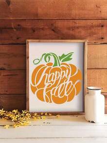 16 Stücke Halloween Herbst Malschablonen, 20 cm Erntedank Kürbis Schablonen, wiederverwendbare Kunststoff Zeichenvorlagen, Herbst, Ahornblätter, Hallo Herbst, Zwerg DIY Kunst und Handwerk, Weihnachtsdekoration Schablonen, Holz, Leinwand, Glas Heimdekoration Sprühfarbe Schablonen