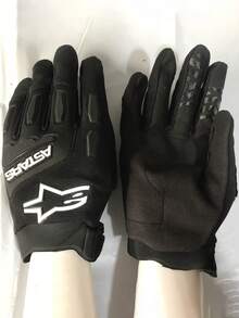 Alpinestars 骑行自行车手套男女山地车全地形车小轮车越野摩托车手套山地自行车自行车越野摩托车赛车手套 - 黑與白 - 查看 11