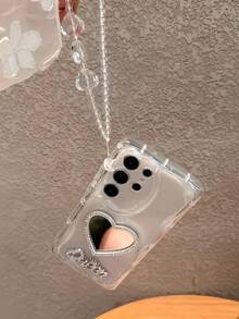 1个镶钻心形镜面手机壳,兼容三星Galaxy S25 Ultra、S24 FE、S24 Ultra、A26,也兼容三星A15/A35-5G/A17、S24奶油质感、A54/A07柔软款、A56/S25/A36心形挂绳款、A55/A13-4G/S22/S22 Ultra/S23挂绳款、A05s/S23Plus/A16/A34/A25/A24/S21FE。 - 無色 - 查看 6