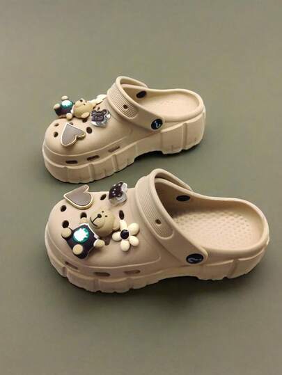 【全球畅销】这款时尚厚底可爱独特的女士踝靴，设计优雅俏皮，柔软舒适，加厚鞋底可增高，适合办公室和户外活动。还具有防透气设计。