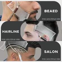 050White Barber Pencil For Lineup Magic Hairline Beard Guide Shaping Pencils Barber Chalk For Design Hairline Razor Trace Barber Pencils Set With Sharpener Ruler Brush For Men-1 - Black White Brown - View 5