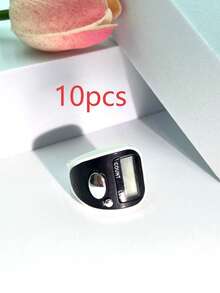 Nuovo contatore elettronico portatile, display LED ad anello elastico, mini contatore manuale, contatore per uso quotidiano di carte e imballaggi