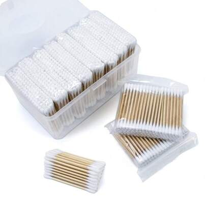 100PCS Makeup Remover Cleaning Cotton Swabs Bagged DoubleHeaded Cotton Swabs Disposable Cleaning Cotton Swabs Ear Cleaning Cotton Swabs Disposab