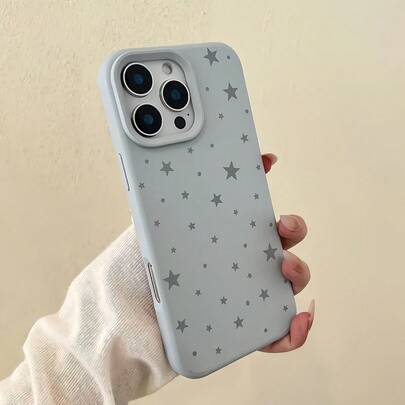 1个白色哑光个性化全屏豹纹图案手机壳，兼容 16 Pro Max、15/14 Plus、13、12、11保护套