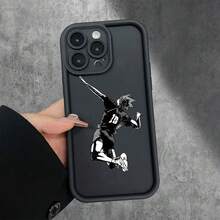 Entrega Local  Caliente No. 10 Anime Chico de Fútbol Patrón Creativo de Dibujos Animados, Nueva Funda de Teléfono con Escalera de Ojos de Cielo, Divertida, Sencilla, de Moda, Personalidad, , Regalo de Vacaciones para Parejas, Funda de Teléfono para iPhone - Blanco antiguo - Ver 2