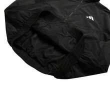 Adidas 男士梭织夹克，WORD WOVEN JKT，休闲运动上衣，简约外套 KA1265 - 黑色 - 查看 6