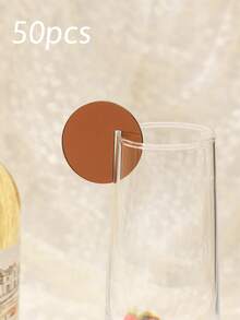 20 Wedding Place Cards, Glass Name Tags, Wine Glass Labels, Champagne Drink Tags, Personalized Drink Pendants, Round Glass Pendants, Gift For Her, Anniversaries, Birthdays, Home, Quiet Luxury Wedding, Bridal Shower Decorations, Chic & Elegant - 彩色 - 查看 17
