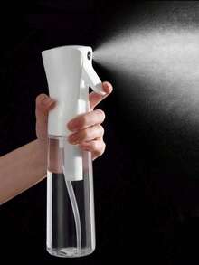 1pc 300ml Barbecue Spray Bottle,Clear Dispensers Creative Kitchen Oil Bottle Press Fine Mist Seasoning Bottle, Plastic Spray Bottle Can Be Used For Air Fryer Watering Flowers Spray Bottle,Olive Oil Vegetable Oil Spray Bottle,Hair And Facial Spray. - Multicolor - View 2